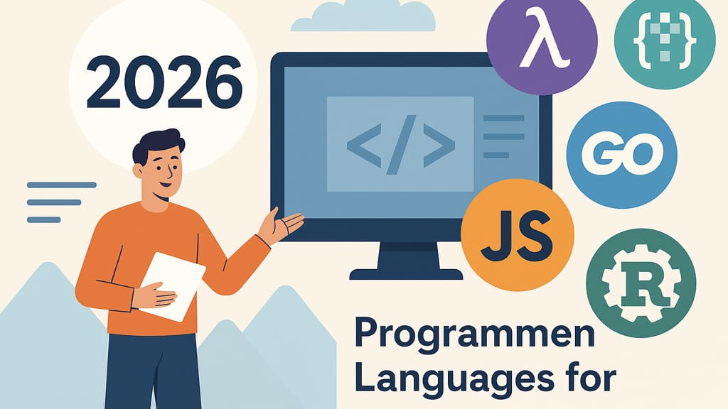 A visual representation of top programming languages for 2026.