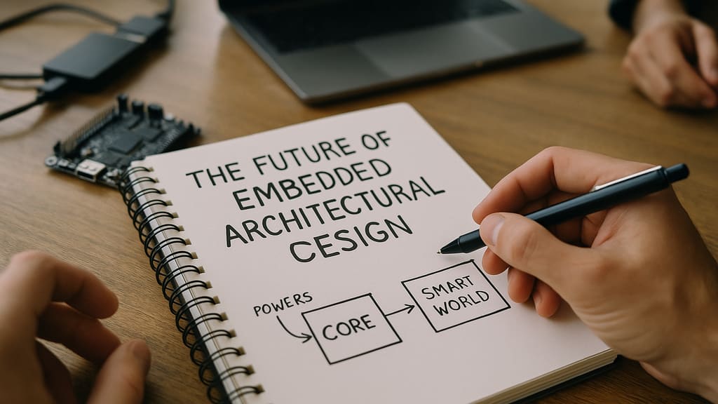 Infographic displaying core principles of smart embedded architectural design